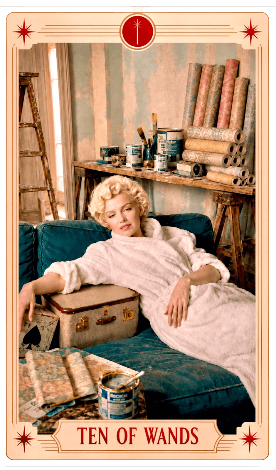 Anna Bee Tarot — Ten of Wands